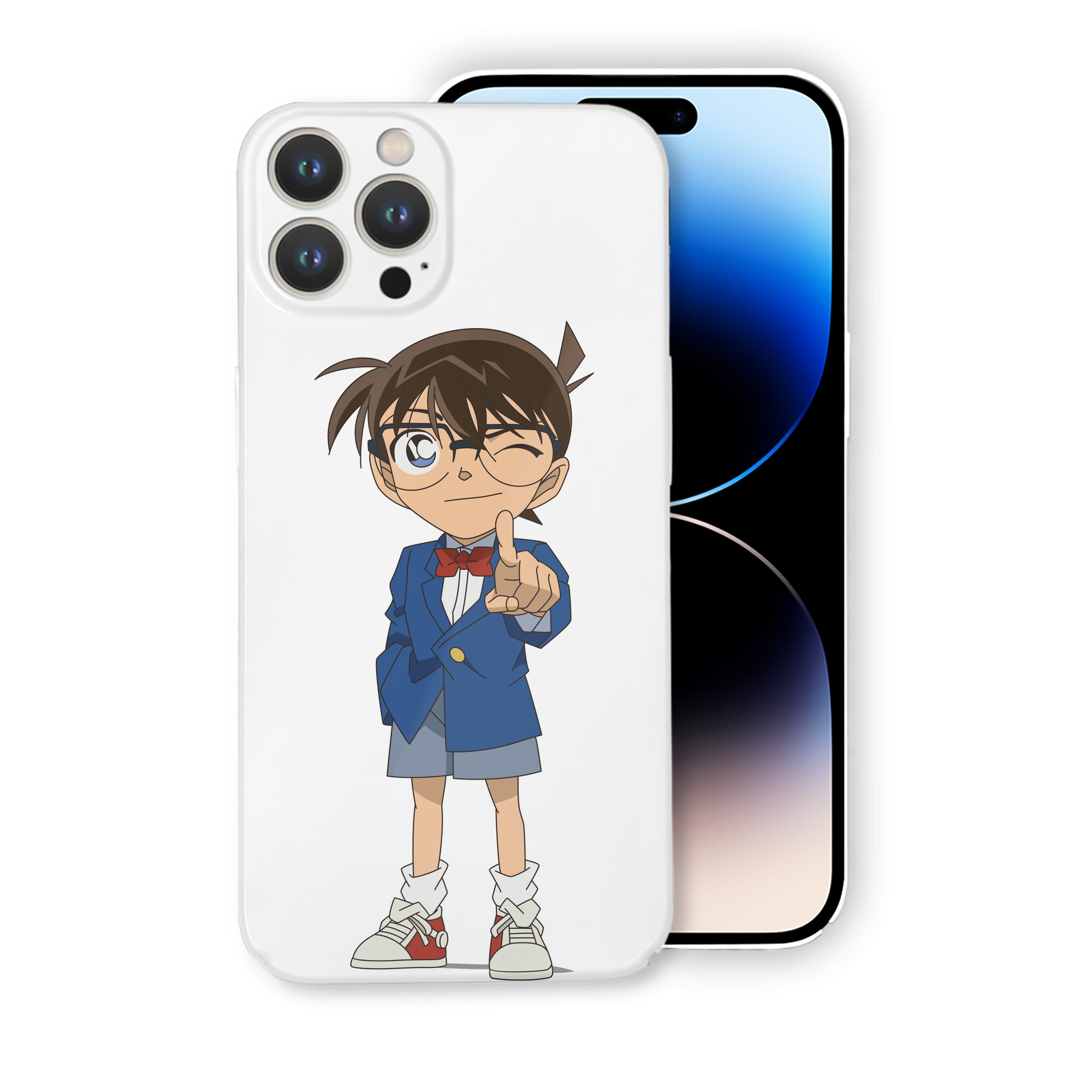 （画像用） 名探偵コナン 江戸川 コナン Detective Conan Conan Edogawa 【iPhone 14シリーズ対応】ハードケース